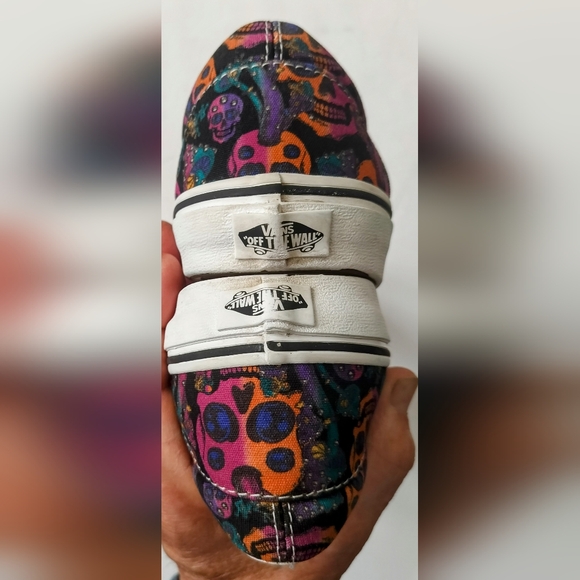 Vans Slip-On Trippy Dip Psychedelic Skull/Frog/Mushroom Men's 11.5 - Picture 7 of 12
